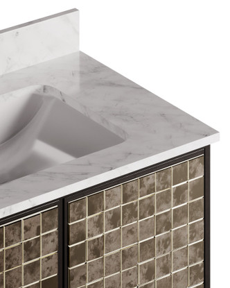 Mosaico 36" Vanity with Rectangular Undermount Sink (3800-0013)
