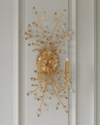 Forget-Me-Not Two Light Wall Sconce (5000-0275)