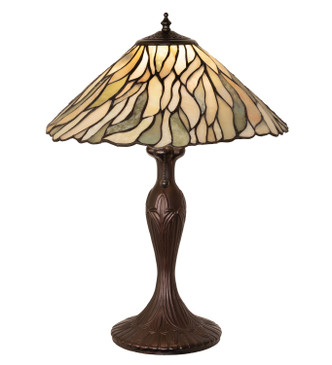Meyda Tiffany - 19989 - One Light Table Lamp - Willow - Mahogany Bronze