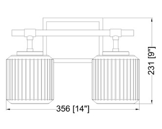Landon Two Light Vanity (7515-2V-CH)