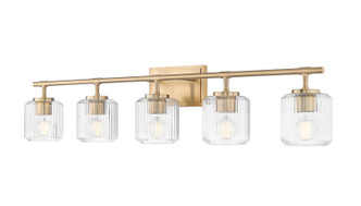Z-Lite - 7515-5V-MGLD - Five Light Vanity - Landon - Modern Gold