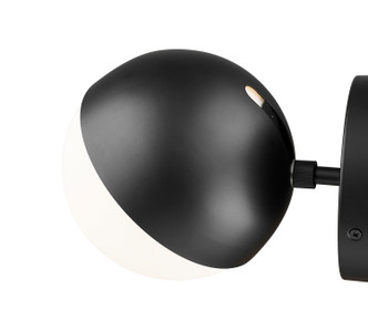 Realm Sphere One Light Wall Sconce (7517-1S-MB)