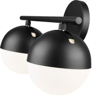 Realm Sphere Two Light Vanity (7517-2V-MB)
