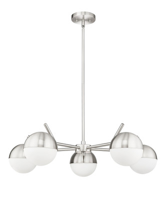 Realm Sphere Five Light Chandelier (7517-5BN)