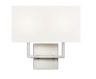 Saxon Two Light Wall Sconce (815-2S-BN)