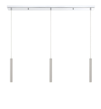 Forest LED Linear Chandelier (917MP12-BN-LED-3LCH)