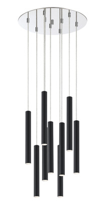 Forest LED Chandelier (917MP12-MB-LED-9RCH)