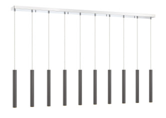 Forest LED Linear Chandelier (917MP12PBL-LED-10LCH)