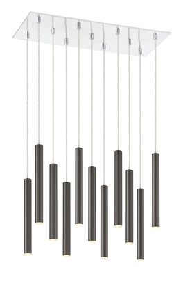 Forest LED Chandelier (917MP12PBL-LED-11LCH)