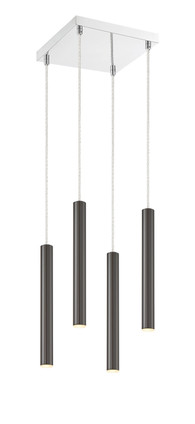 Forest LED Chandelier (917MP12-PBL-LED-4SCH)