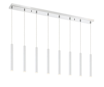 Forest LED Linear Chandelier (917MP12-WH-LED-8LCH)