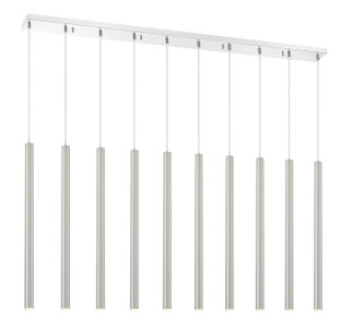 Forest LED Linear Chandelier (917MP24-BN-LED-10LCH)