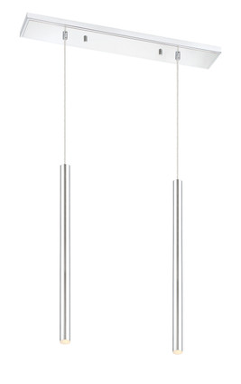 Z-Lite - 917MP24-CH-LED-2LCH - LED Linear Chandelier - Forest - Chrome