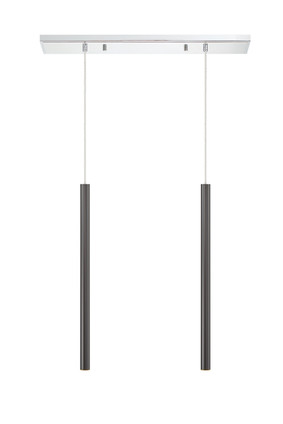 Forest LED Linear Chandelier (917MP24-PBL-LED-2LCH)