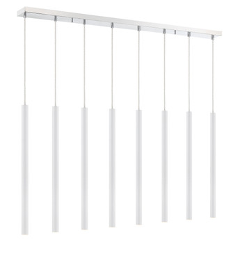 Forest LED Linear Chandelier (917MP24-WH-LED-8LCH)