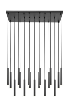 Forest LED Linear Chandelier (919MP12-17L-MB-LED)