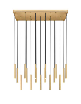 Forest LED Linear Chandelier (919MP12-17L-MGLD-LED)