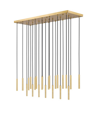 Forest LED Linear Chandelier (919MP12-23L-MGLD-LED)