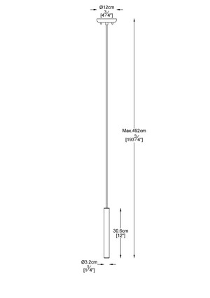 Forest LED Pendant (919MP12-BN-LED)