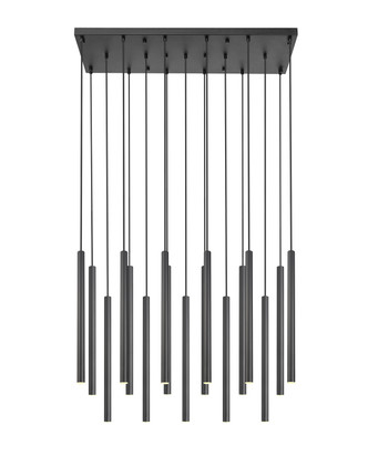 Forest LED Linear Chandelier (919MP24-17L-MB-LED)