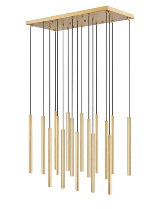 Forest LED Linear Chandelier (919MP24-17L-MGLD-LED)
