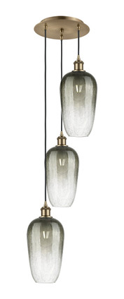 Innovations - 113B-3P-AB-G484-7SL - Three Light Pendant - Ballston - Antique Brass