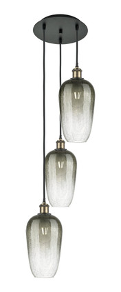 Innovations - 113B-3P-BAB-G484-7SL - Three Light Pendant - Ballston - Black Antique Brass
