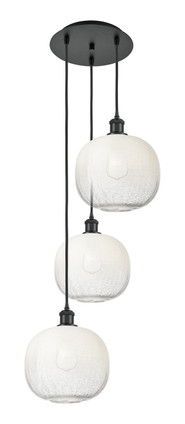 Innovations - 113B-3P-BK-G481-10OP - Three Light Pendant - Ballston - Matte Black