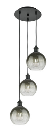 Innovations - 113B-3P-BK-G483-8SL - Three Light Pendant - Ballston - Matte Black