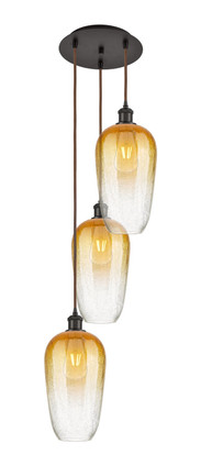 Innovations - 113B-3P-OB-G484-7AM - Three Light Pendant - Ballston - Oil Rubbed Bronze
