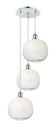 Innovations - 113B-3P-PC-G481-10OP - Three Light Pendant - Ballston - Polished Chrome