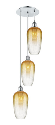 Innovations - 113B-3P-PC-G484-7AM - Three Light Pendant - Ballston - Polished Chrome