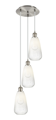 Innovations - 113B-3P-SN-G480-6OP - Three Light Pendant - Ballston - Brushed Satin Nickel