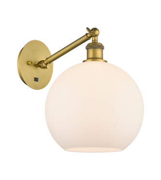 Innovations - 317-1W-BB-G121-10 - One Light Wall Sconce - Ballston - Brushed Brass