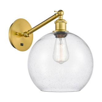 Innovations - 317-1W-SG-G124-10 - One Light Wall Sconce - Ballston - Satin Gold