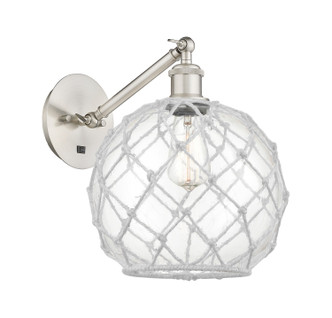 Innovations - 317-1W-SN-G122-10RW - One Light Wall Sconce - Ballston - Brushed Satin Nickel