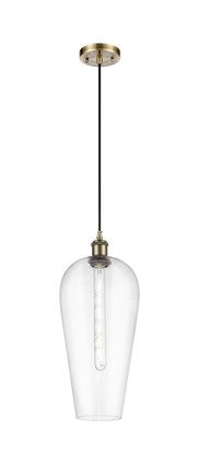 Innovations - 516-1P-AB-G456-8CL - One Light Mini Pendant - Ballston - Antique Brass