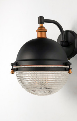 Portside One Light Outdoor Wall Lantern (10186OIAB)