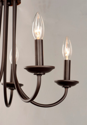 Logan Five Light Chandelier (10345OI)