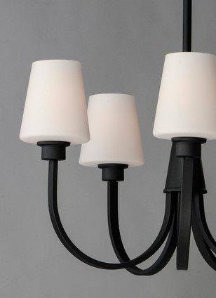 Shelter Five Light Chandelier (11825SWBK)