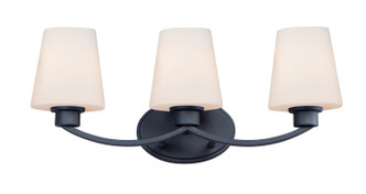 Maxim - 11833SWBK - Three Light Bath Vanity - Shelter - Black