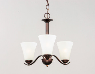 Vital Three Light Chandelier (12073FTOI)