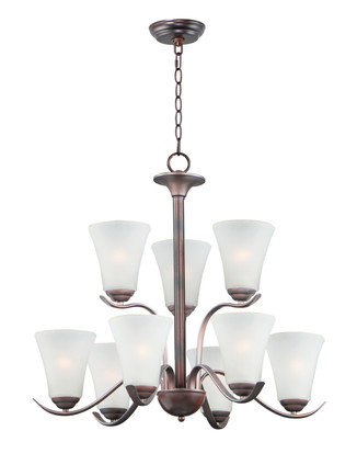 Maxim - 12076FTOI - Nine Light Chandelier - Vital - Oil Rubbed Bronze