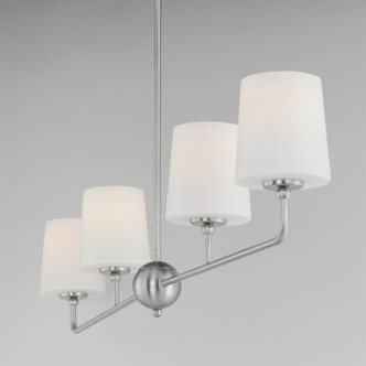 Bristol Four Light Linear Chandelier (12097SWSN)