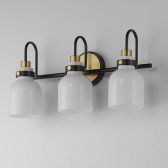 Milk Three Light Bath Vanity (12333WTBKSBR)