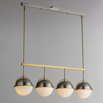Duke Four Light Linear Pendant (12414SWSNSBR)