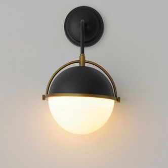 Duke One Light Outdoor Wall Sconce (12416SWBKWBR)