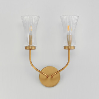 Camelot Two Light Wall Sconce (16152CRNAB)
