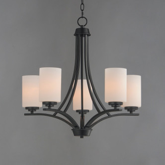 Deven Five Light Chandelier (20035SWBK)