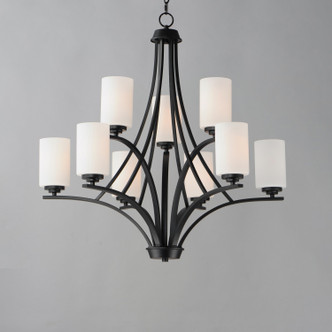 Deven Nine Light Chandelier (20036SWBK)
